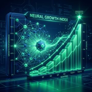 AI-powered growth marketing strategy and analytics concept